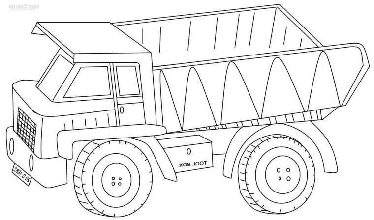 Meilleur Coloriage Camion Images – Lesgenissesdanslmais concernant Coloriage Camion