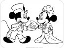 Mickey And Minnie Mouse Wedding Coloring Pages Mickey And Minnie Mouse serapportantà Coloriage Mickey Et Minnie