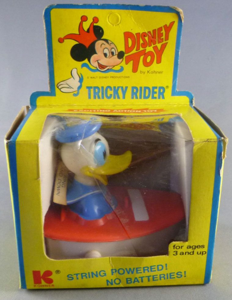 Mickey Et Ses Amis – Véhicule Plastique Tricky Rider Kohner N° 298 serapportantà Bateau Mickey