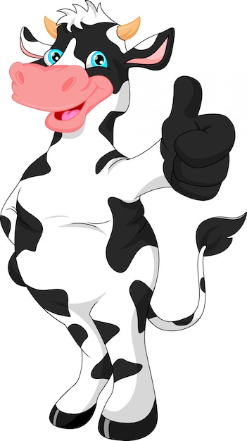 Mignon Vache Dessin Animé : Mignon Dessin Animé Vache Image Vectorielle à Zouzou Dessin Animé Gratuit 