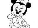 Miniemousebebeparacolorear (595×842)  Coloriage Mickey destiné Coloriage Mickey Bébé