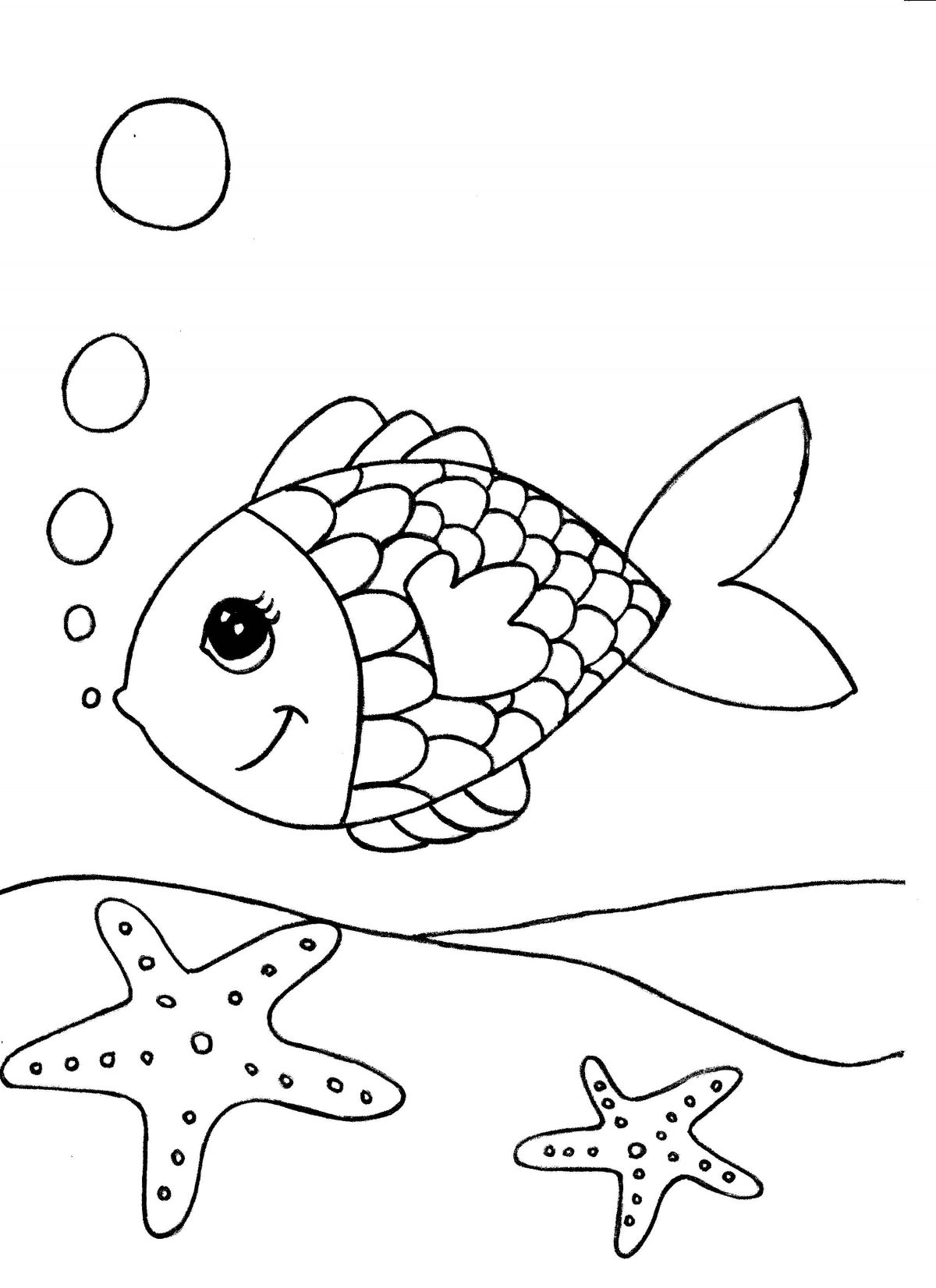 Modèles De Coloriage Pour Enfants À Télécharger  Pratique.fr tout Dessins De Poissons