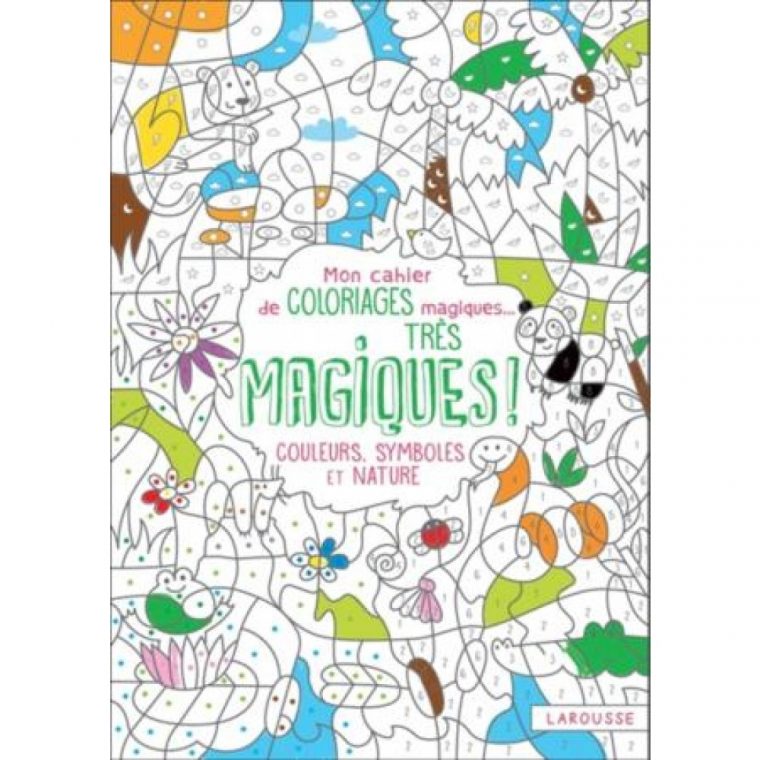 Mon Cahier De Coloriages Magiques Très Magiques ! – Couleurs destiné Cahier Coloriage Enfant