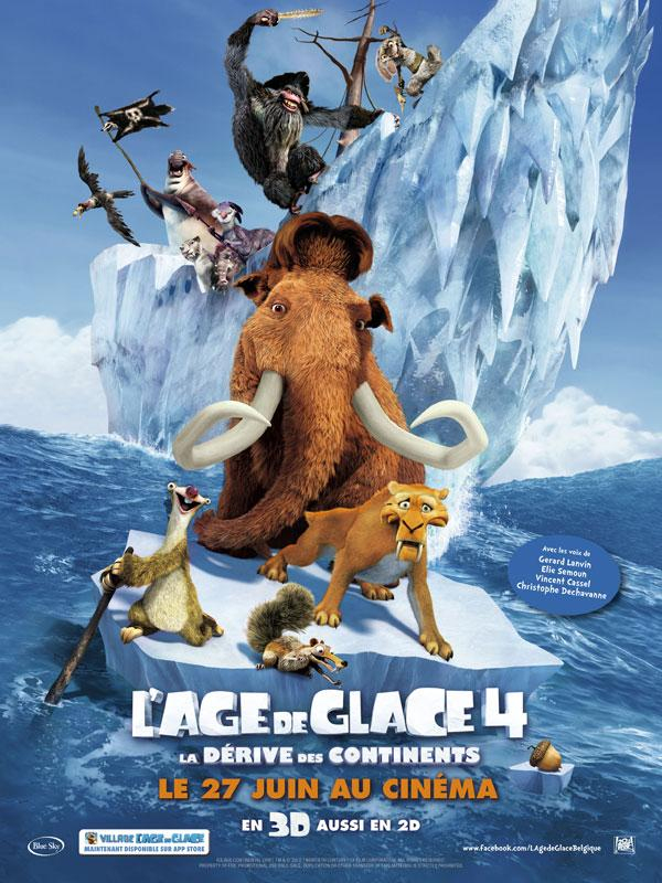 Mon Monde: Ciné - L&amp;#039;Âge De Glace 4, La Dérive Des Continents destiné L Age De La Glace 