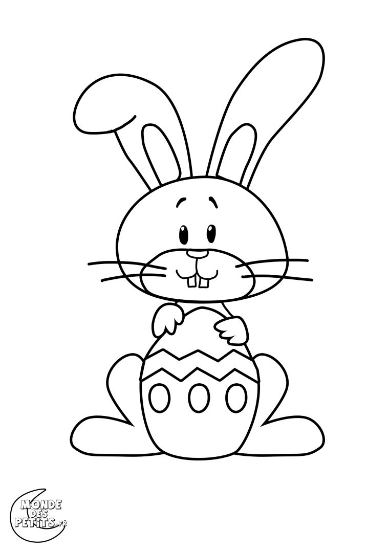 Monde Des Petits – Coloriages À Imprimer intérieur Coloriage Lapin