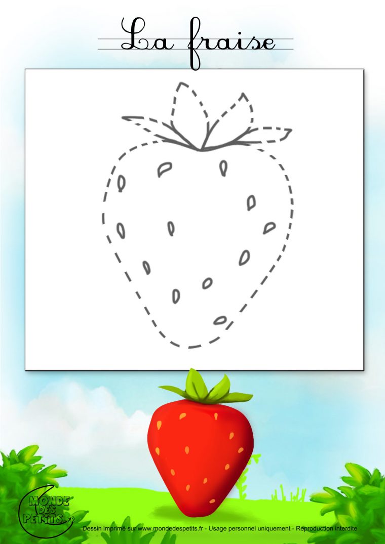 Monde Des Petits – Tutoriel Vidéo concernant Dessin De Fraise