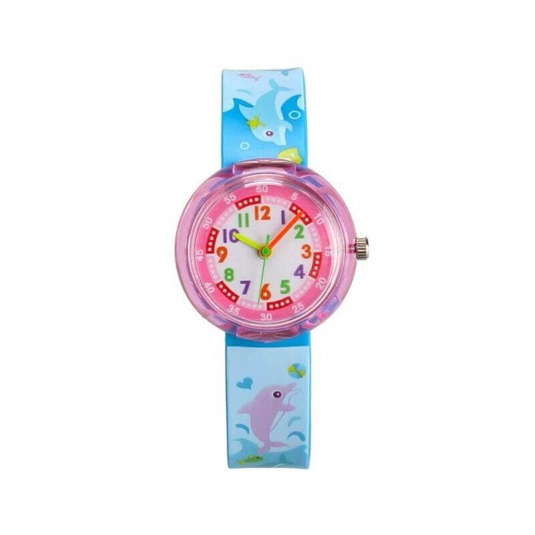 Montre Enfant Pédagogique Dauphin avec Enfant Dauphin