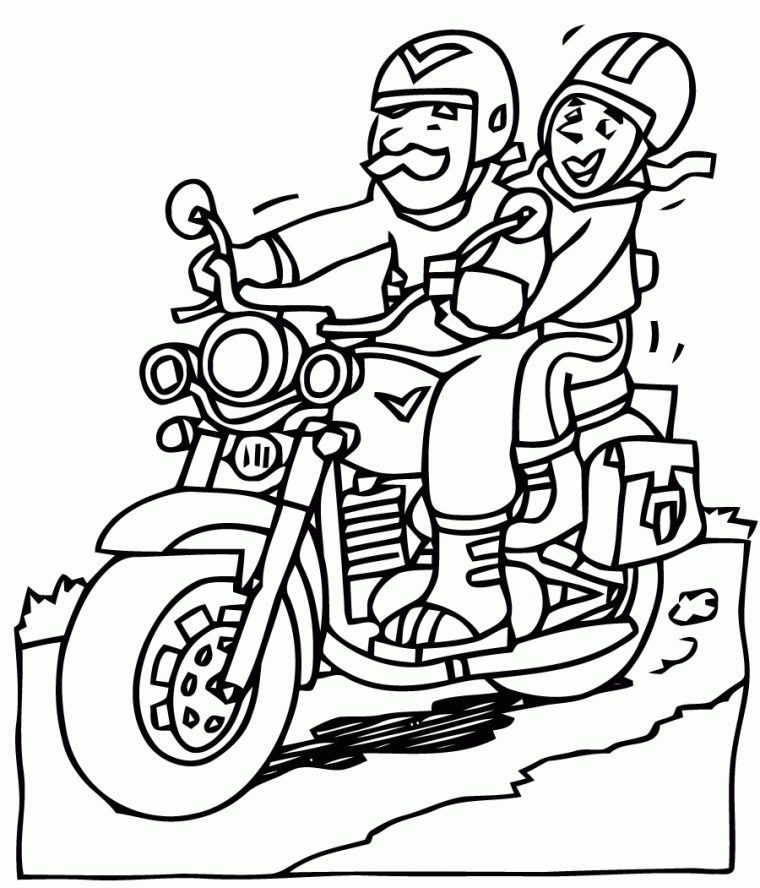 Moto Harley Dessin – Recherche Google  Coloring Pages avec Dessin Moto