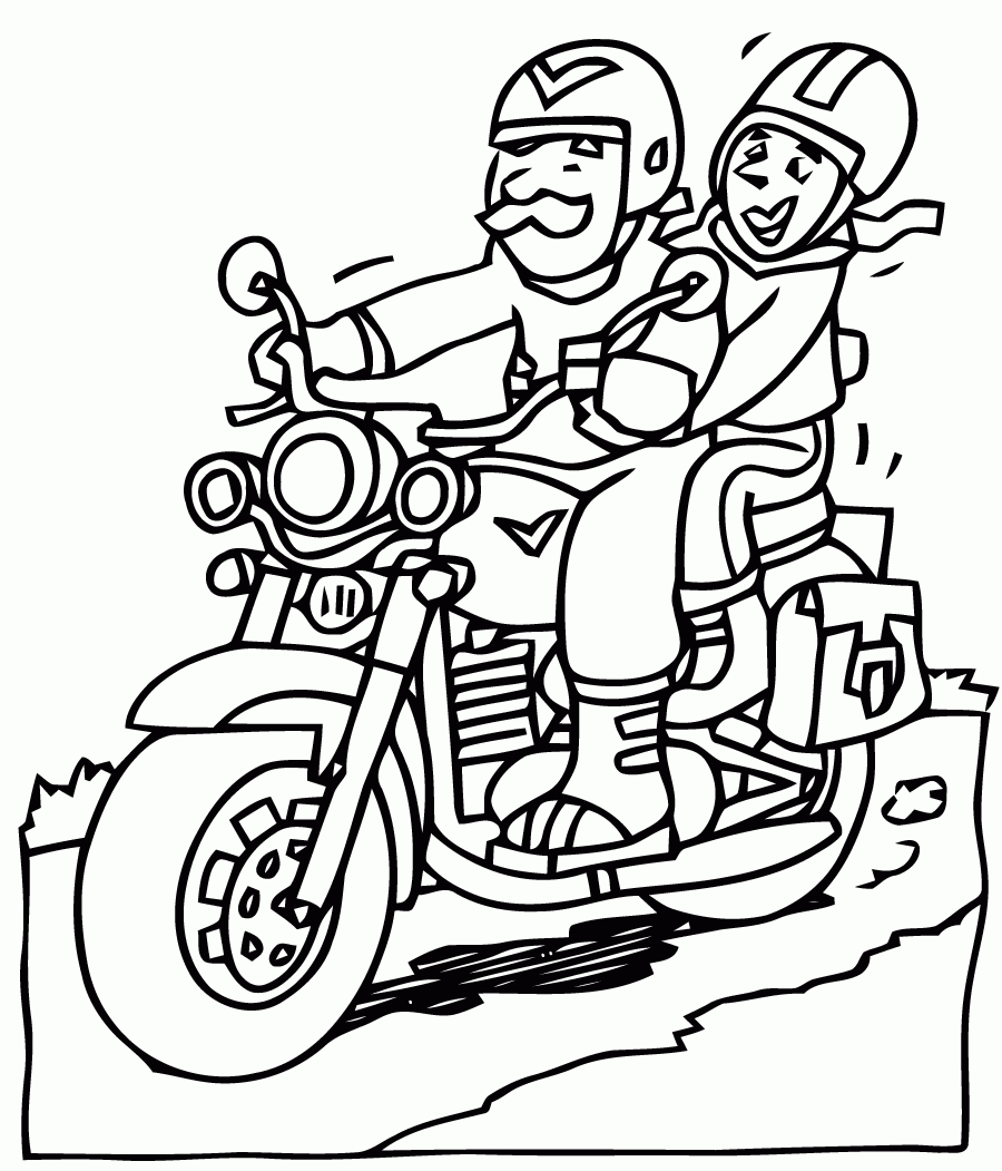Moto Harley Dessin - Recherche Google  Coloring Pages avec Dessin Moto 