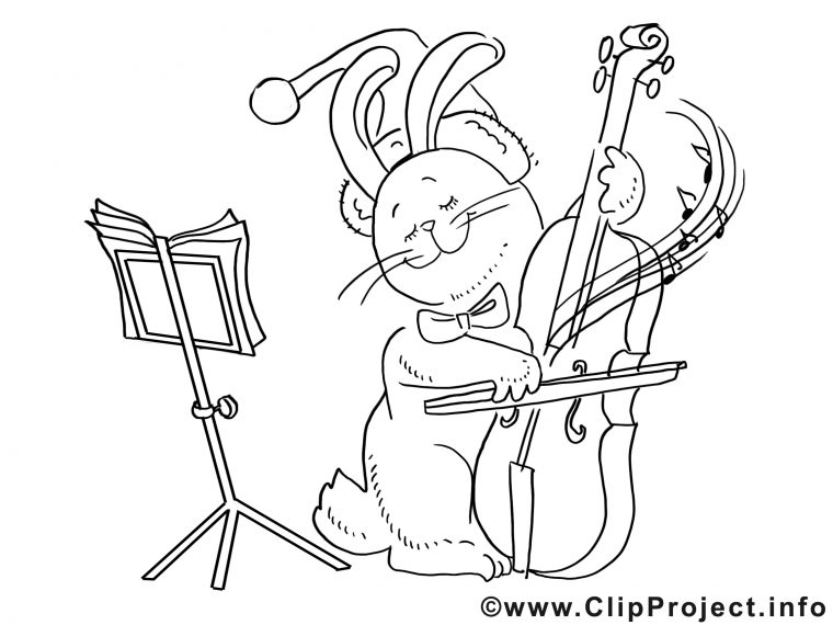 Musique Lapin Dessin À Télécharger – Noël À Colorier – Noël Coloriages dedans Telecharger Dessin A Colorier Gratuit