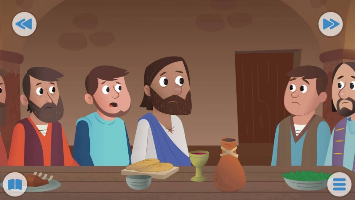 N°29 Le Dernier Repas ,La Sainte Cène (Vidéo Chrétien Pour Les Enfants avec Dessin Enfant