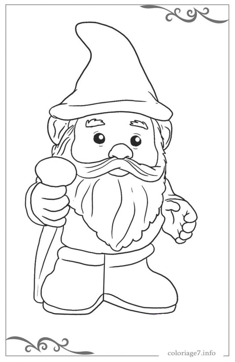 Nains Jeu De Coloriages Pour Garçons Gratuits dedans Coloriages Garçons