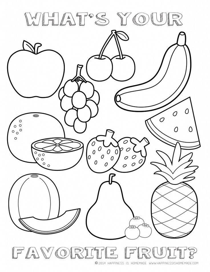 #Nutritionsupplements  Coloriages Maternelle, Dessin Fruits, Coloriage destiné Fruits Dessin 
