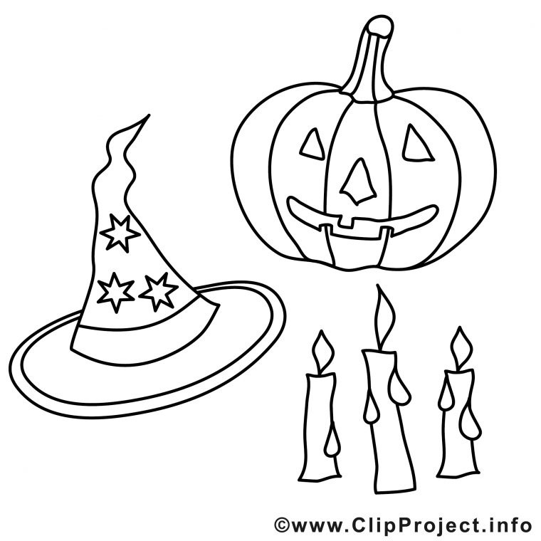 Objets Dessin Gratuit – Halloween À Colorier – Halloween Coloriages avec Image A Colorier Halloween