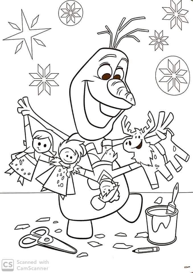 Olaf Coloriage Reine Des Neiges Noel  Dessin Noel A Imprimer dedans Dessin A Imprimer Noel Disney 
