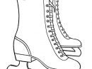 Pair Of Nice Winter Skate Boots Coloring Page - Download &amp; Print Online serapportantà Coloriage Skate