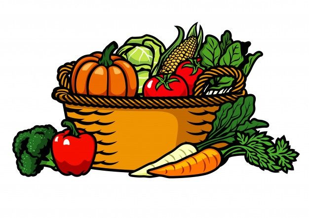 Panier Rempli De Légumes In 2021  Fruit Basket Drawing, Vegetable encequiconcerne Dessin Panier De Fruits 