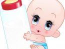 Papier Peint Neonato Bebè Con-Biberon Bébé Avec Bouteille De Bébé intérieur Dessin De Bébé Garçon