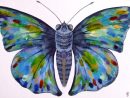 Papillon Peinture Aquarelle Encre Insecte Animal Nature Dessin encequiconcerne Dessin Papillon