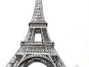 Paris,Tour Eiffel  Эйфелева Башня Рисунок, Эйфелева Башня Живопись avec Coloriage De La Tour Eiffel À Imprimer