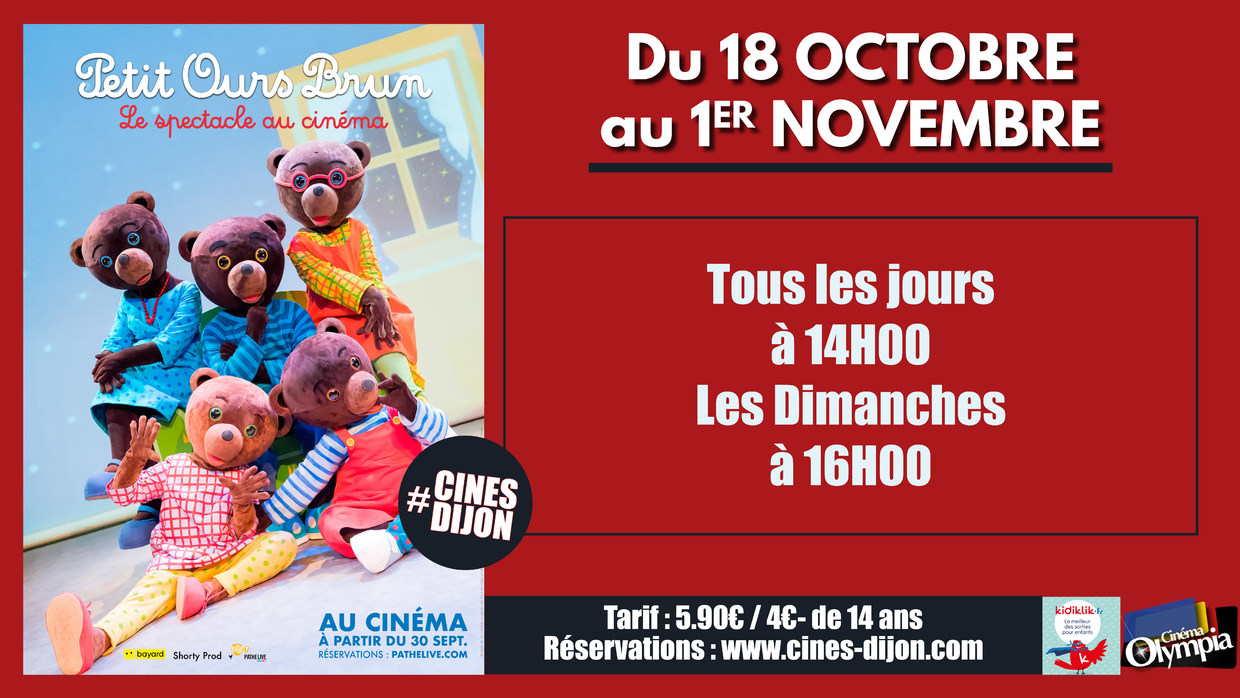 Petit Ours Brun : Le Spectacle Au Cinéma pour Film De Petit Ours Brun 