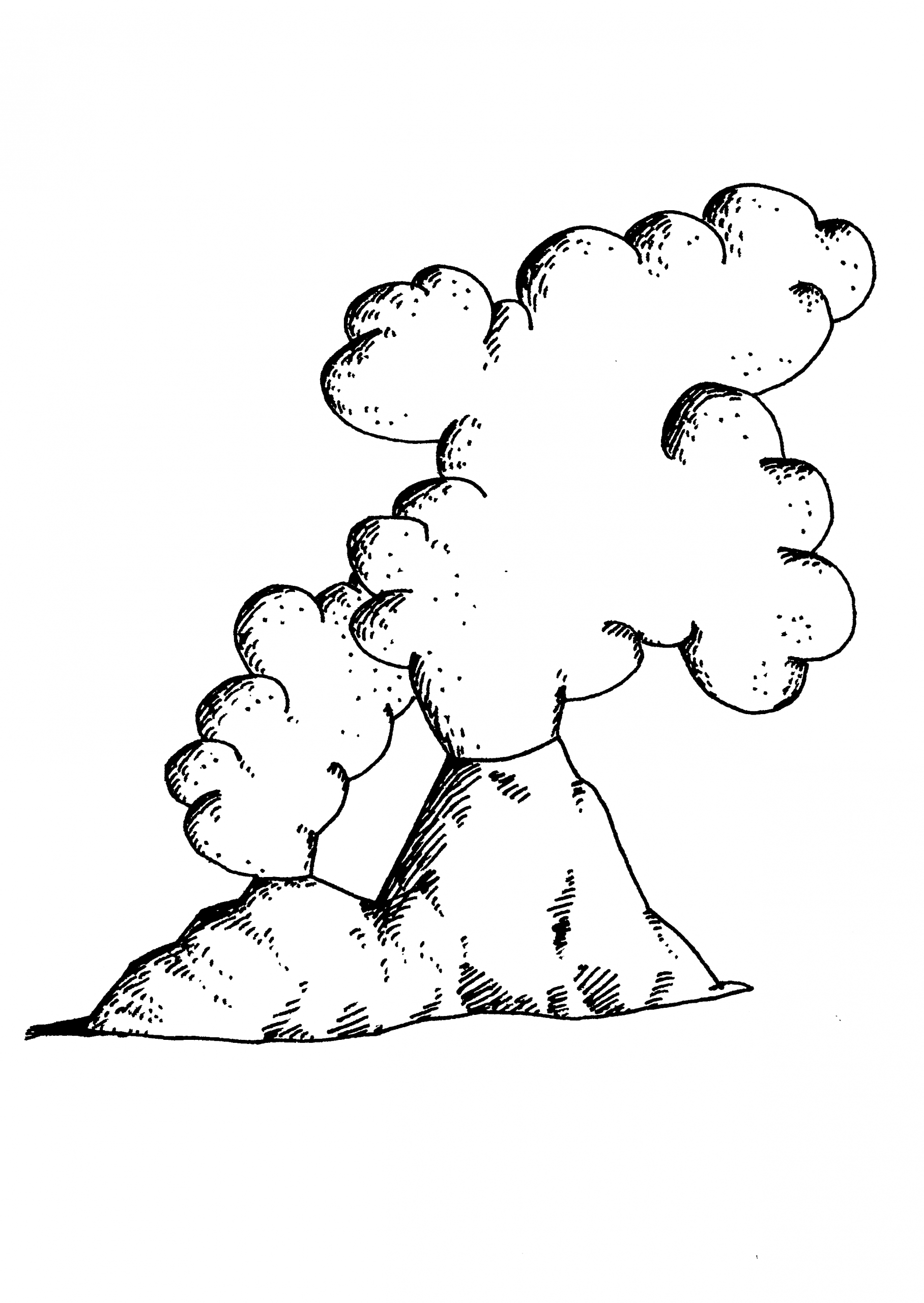 Petit Volcan - Denys Moreau pour Volcan Dessin 