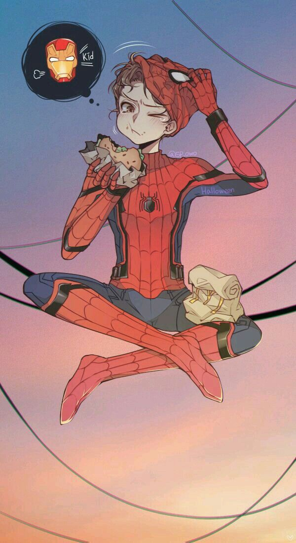 Pin By Animeboys On Izar  Marvel Superheroes, Marvel Fan Art, Spiderman à Dessin Anime Spider Man