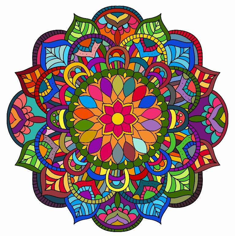 Pin By Milagros Coba On Pratik Sebzeli Yemekler  Mandala Design Art dedans Des Mandalas 