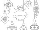 Pin On Coloriage De Noël - Christmas Coloring Page à Coloriage De Boule De Noel