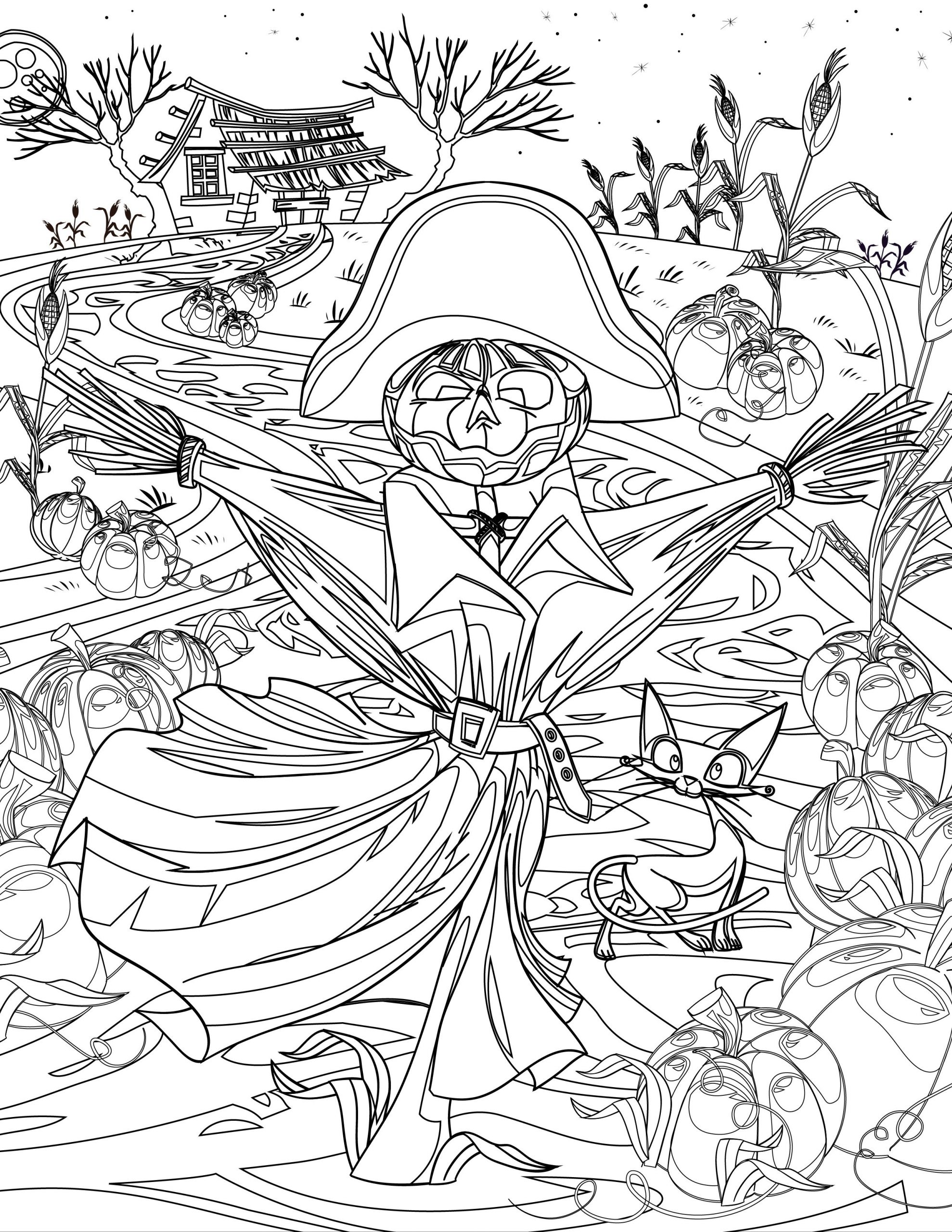 Pin On Coloriages D'Halloween Coloring Pages tout Coloriage D Haloween