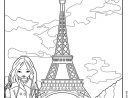 Pin On Tour Du Monde dedans Coloriage Tour Eiffel À Imprimer