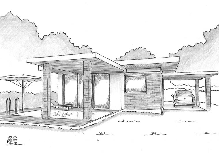 Plan Maison Moderne 50 M² – Ooreka encequiconcerne Dessin De Belle Maison