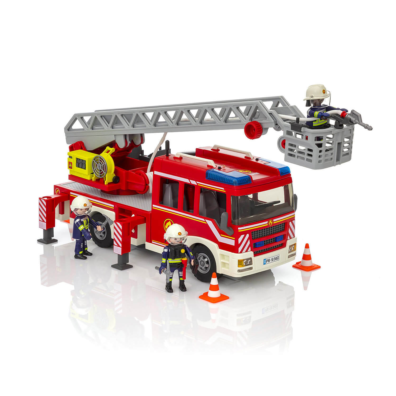 Playmobil 9463 City Action : Camion De Pompiers Avec Échelle Pivotante pour Playmobil Camion De Pompiers 