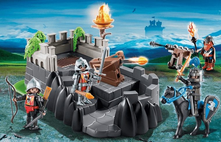 Playmobil Bastion Des Chevaliers Du Dragon Ailé (6627) Au Meilleur Prix à Video De Playmobil Chevalier