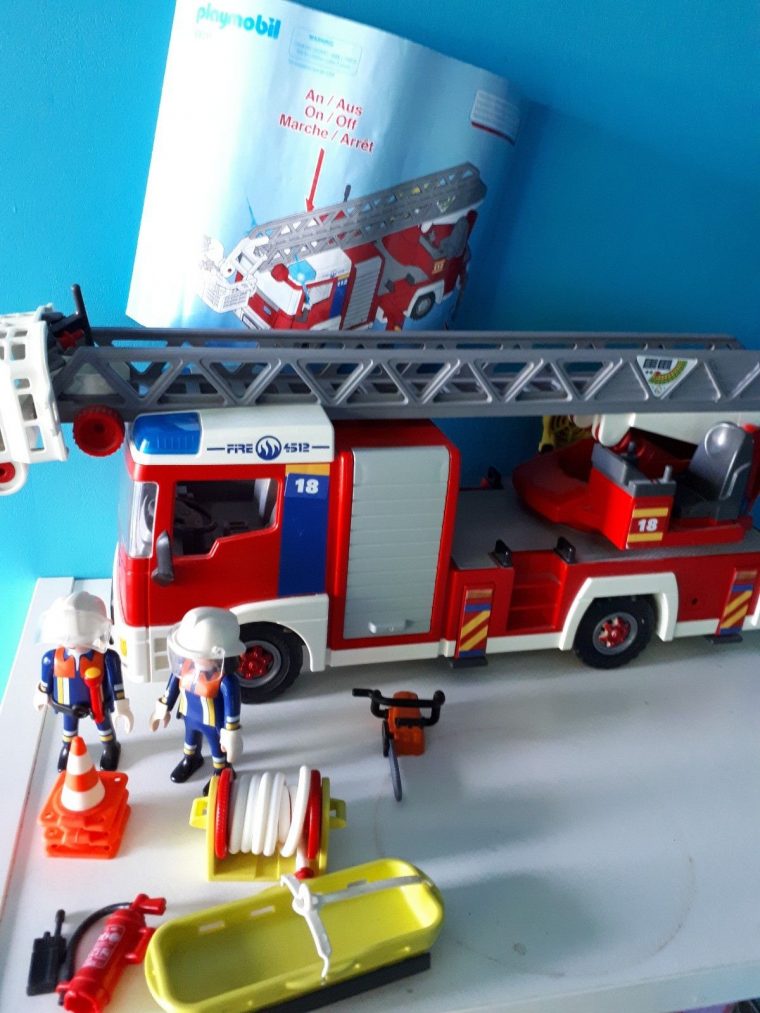 Playmobil Camion De Pompiers Grande Échelle – Stepindance.fr dedans Camion Playmobil Pompier