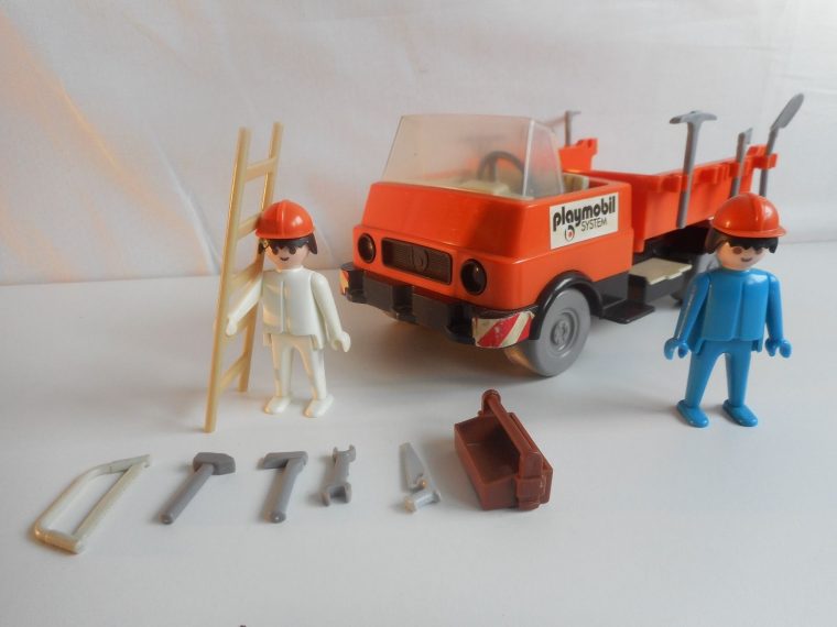 Playmobil Chantier Vintage – Stepindance.fr concernant Tractopelle Playmobil