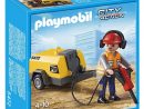 Playmobil City Action 5472 Construction Worker With Jack Hammer: Amazon avec Tractopelle Playmobil