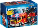Playmobil City Action Camión De Bomberos Con Luces Y Sonido - 5363 dedans Playmobile Camion De Pompier