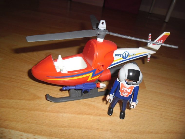 Playmobil Helicoptere Pompier 4824 – Escapadeslegendes.fr encequiconcerne Helicoptère Playmobil