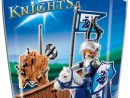 Playmobil Knights 5356 Pas Cher - Piste De Joute Du Chevalier Lion Royal serapportantà Video De Playmobil Chevalier