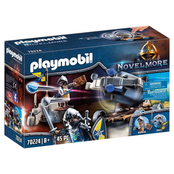 Playmobil Novelmore - Chevaliers Du Loup Et Baliste serapportantà Playmobil Chevalier Du Loup