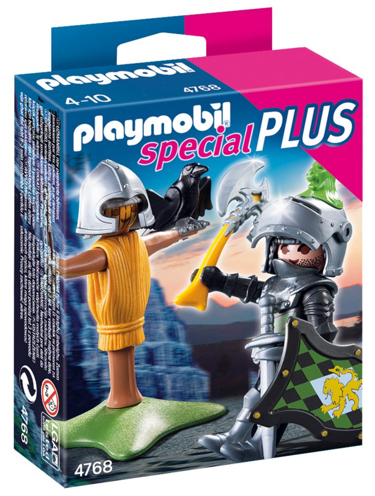 Playmobil Special Plus 4768 Pas Cher – Chevalier Du Lion Avec Mannequin à Video De Playmobil Chevalier