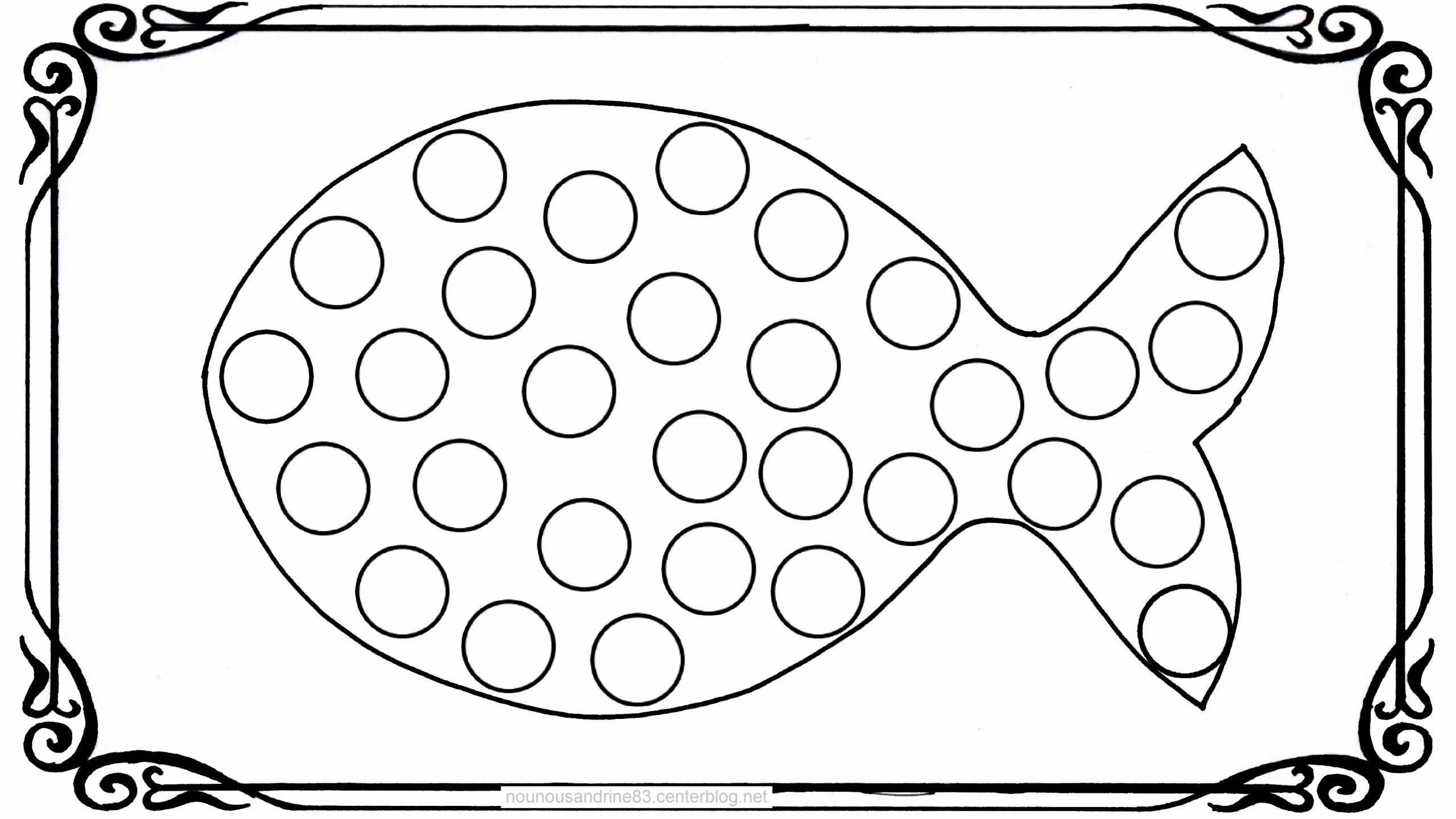 Poisson D&amp;#039;Avril À Colorier Gommettes à Poisson D Avril A Imprimer 