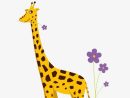 Portant Des Fleurs De La Girafe Girafe Fleur Dessin Png Et Vecteur Pour encequiconcerne Dessin Girafe