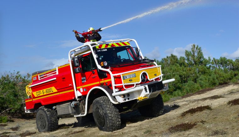 Premiers Unimog Euro 6 « Feux De Forêts » – Franceroutes avec Tout Les Camions De Pompiers