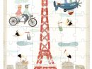 Puzzle 200 Piã¨ces De La Tour Eiffel  Tour Eiffel, Jeux De Puzzle, Jouet destiné Tour Eiffel Enfant