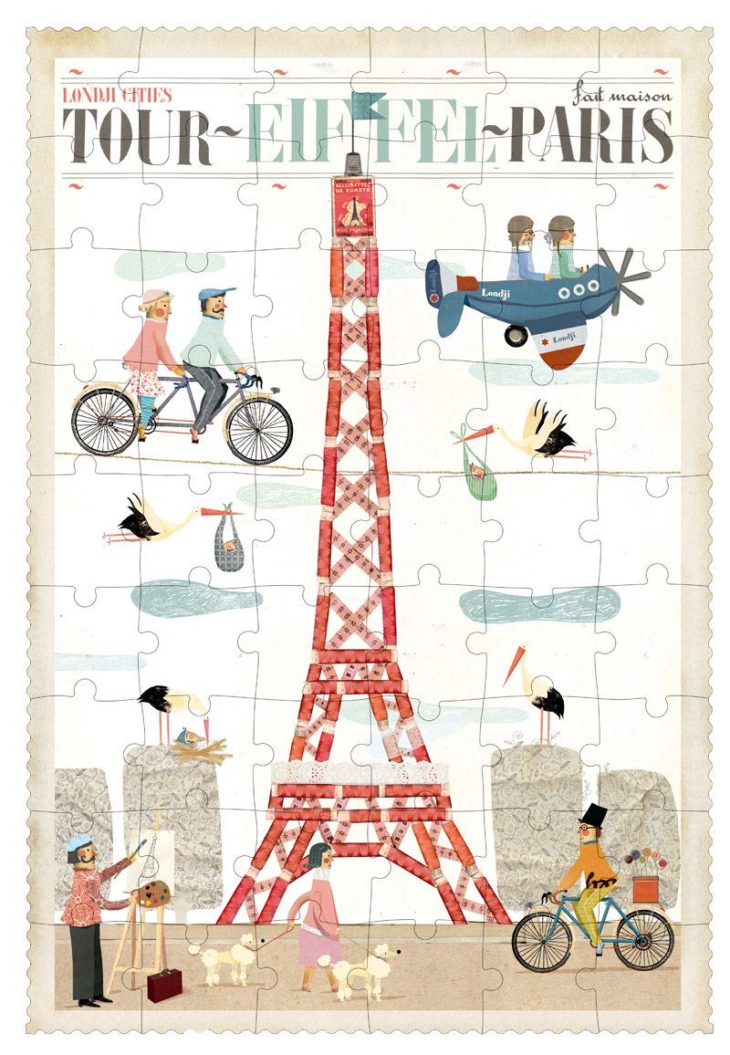 Puzzle 200 Piã¨ces De La Tour Eiffel  Tour Eiffel, Jeux De Puzzle, Jouet destiné Tour Eiffel Enfant 
