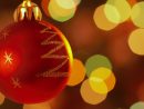 Red Boule De Noël, Lumière, Flou Fonds D'Écran  1920X1080 Fond D'Écran avec Fond D Écran Boule De Noel