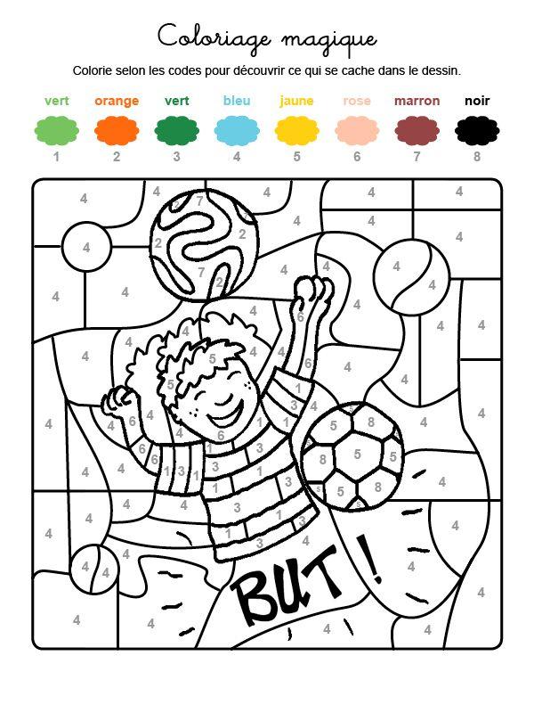 Résultat De Recherche D'Images Pour &quot;Coloriage Numerote Foot tout Coloriage Numerote