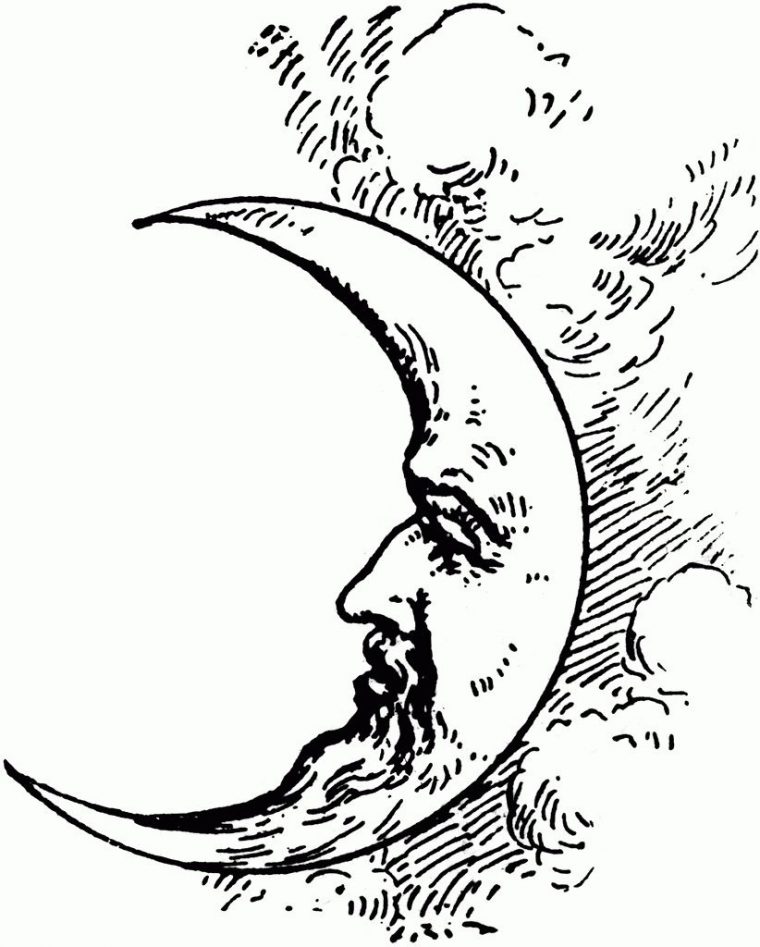 Résultat De Recherche D'Images Pour "Dessin Croissant De Lune encequiconcerne Dessin De La Lune